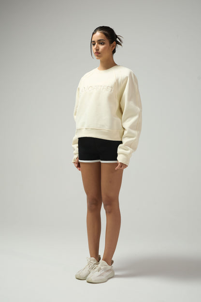 JOJO9-米色卫衣黑色短裤 - JOJO fashion