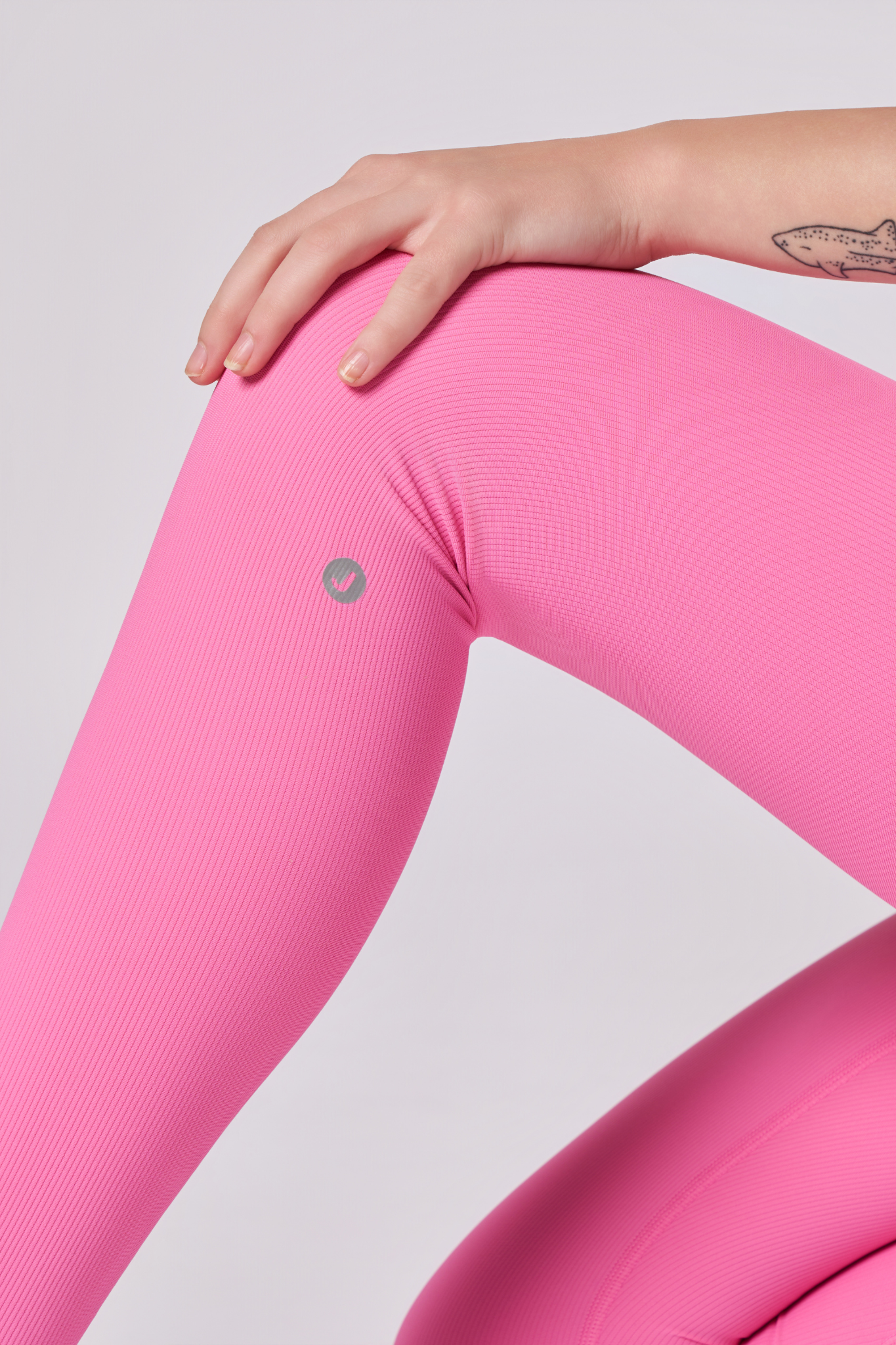Blush Contour Flex Ribbed Leggings