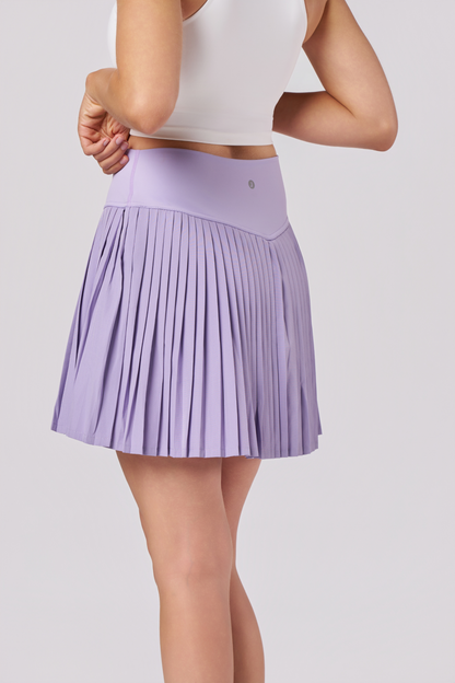 Lavender Pleated Skirt