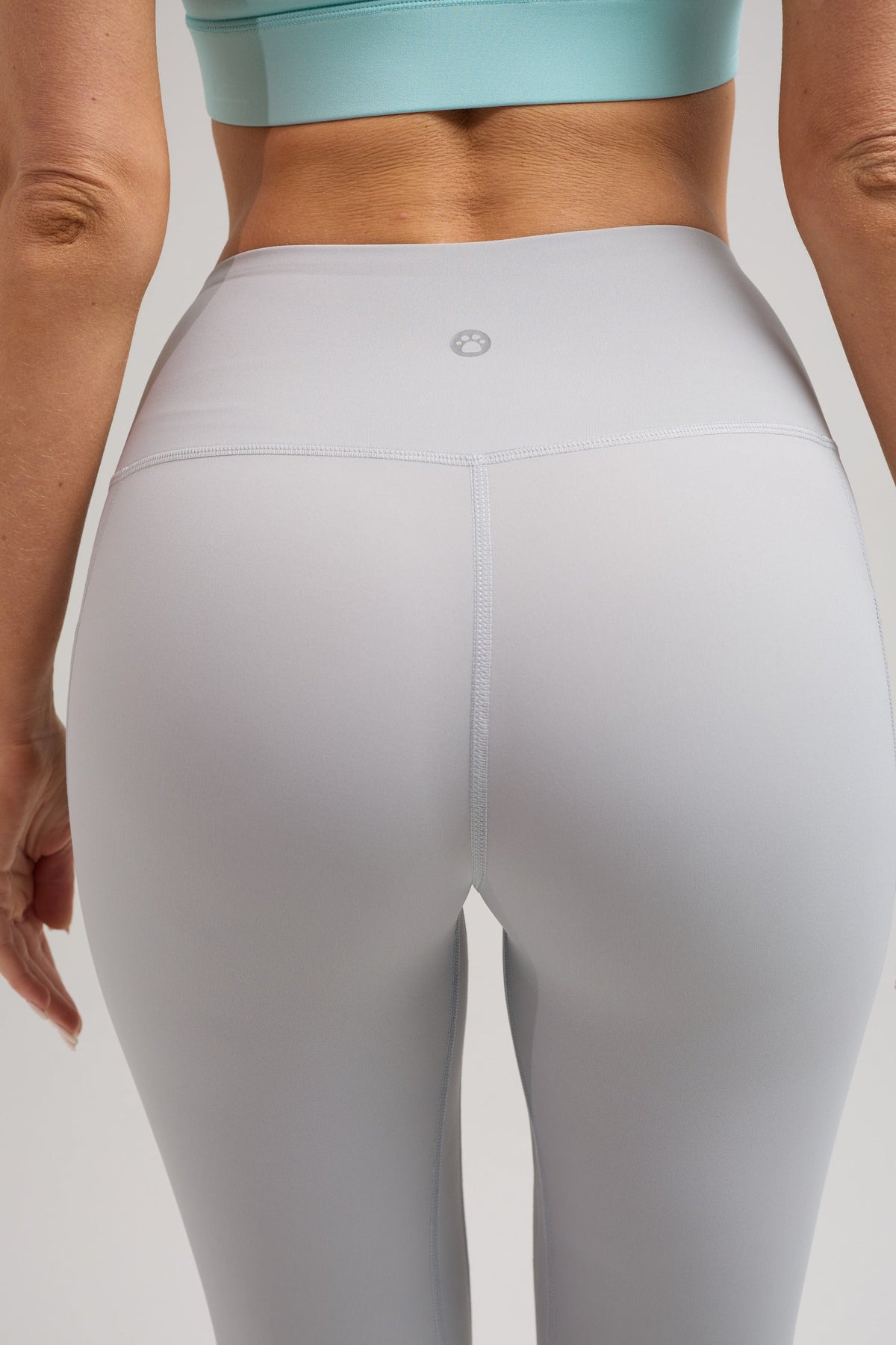 Women's High-Waist Leggings with Side Pockets in Grey – photo 5